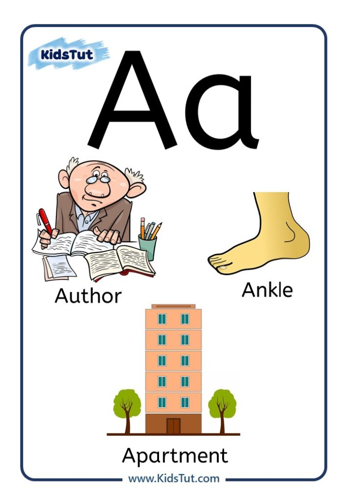 Simple 'A' words for kids
