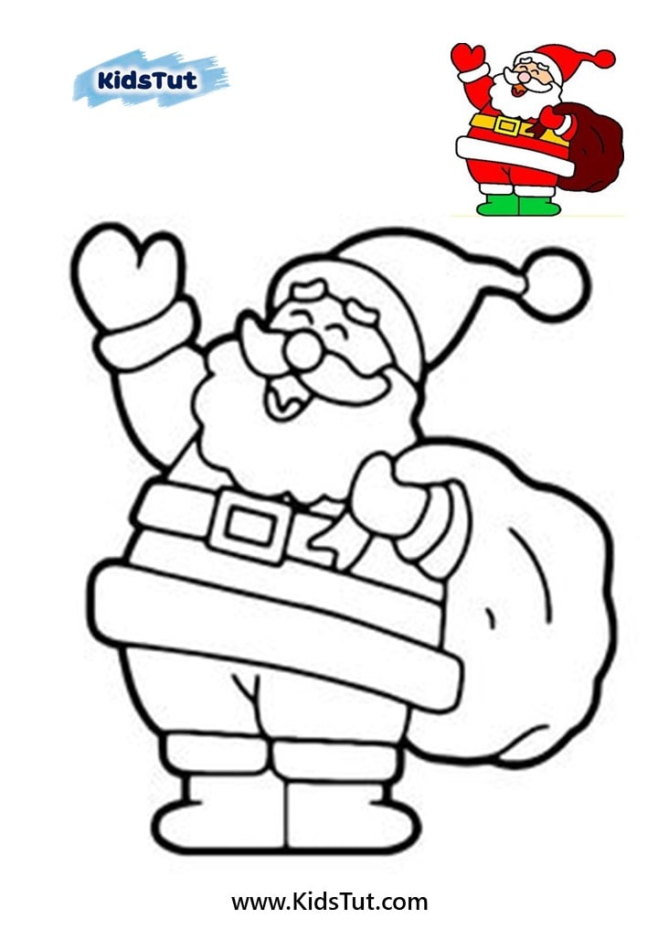 New Christmas coloring pages for kids