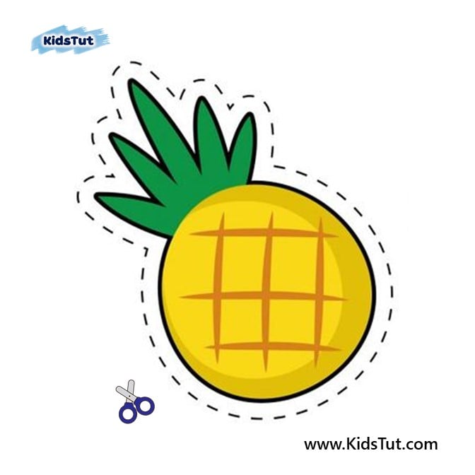 Cutting Activity with fruits for kids