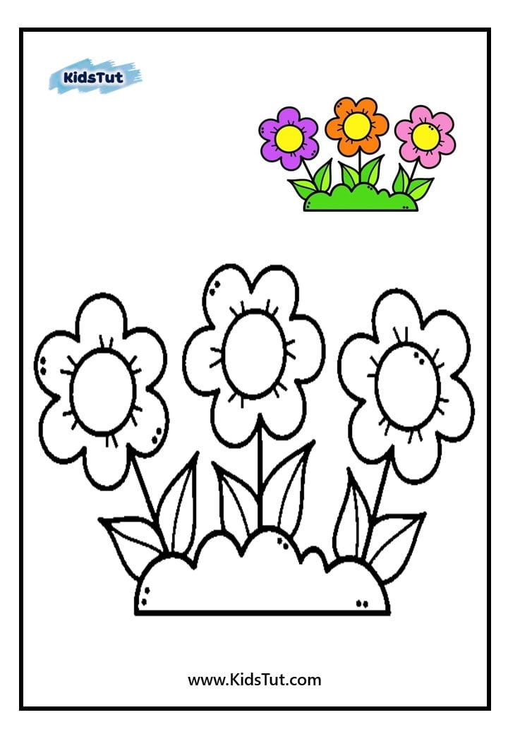 Easy and Simple Coloring pages for kids