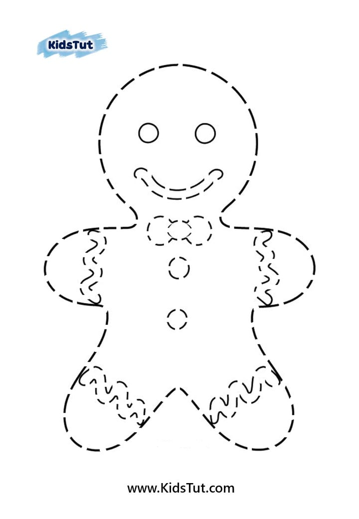 Christmas tracing worksheets for kids