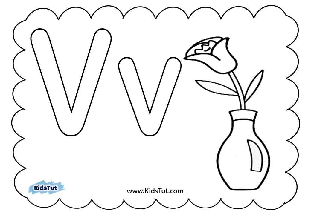  Alphabet coloring book for kids