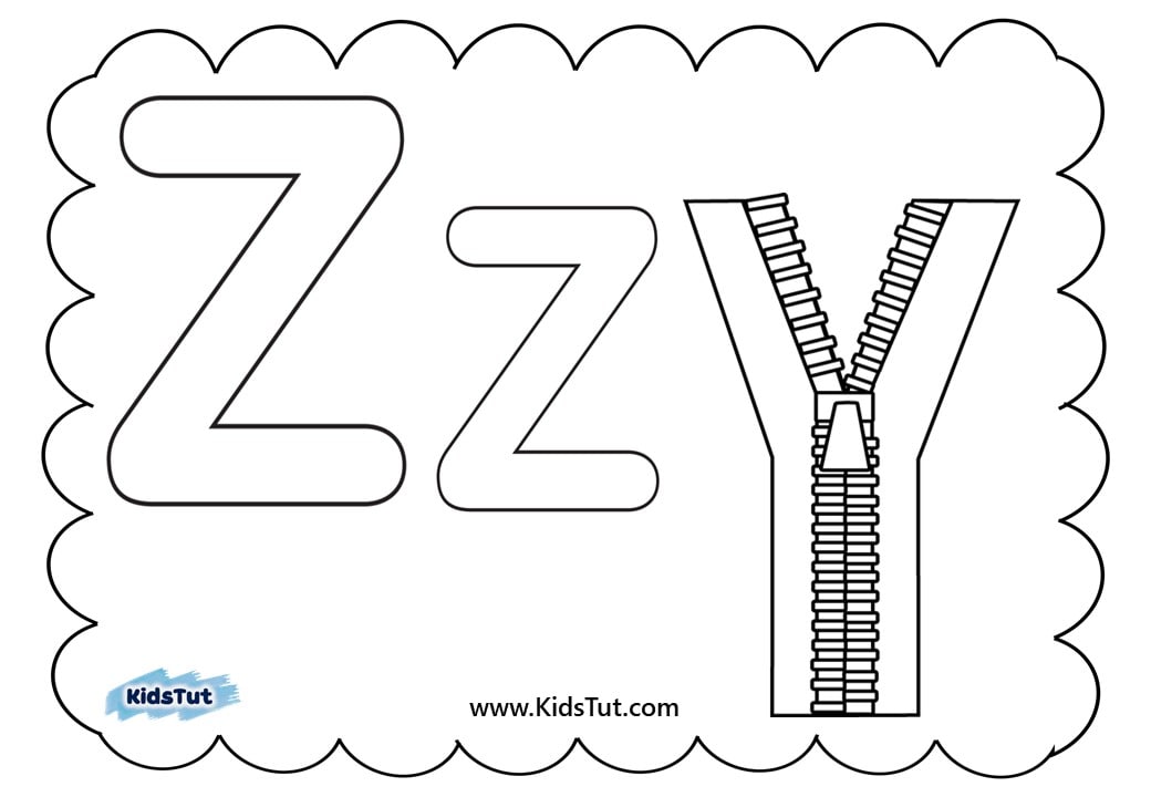  Alphabet coloring book for kids