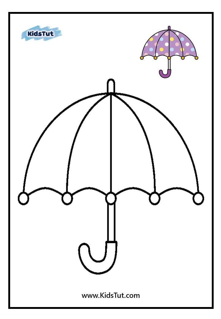 Easy and Simple Coloring pages for kids