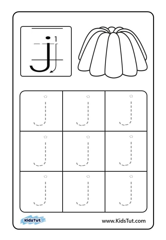 Letter tracing worksheets for kids