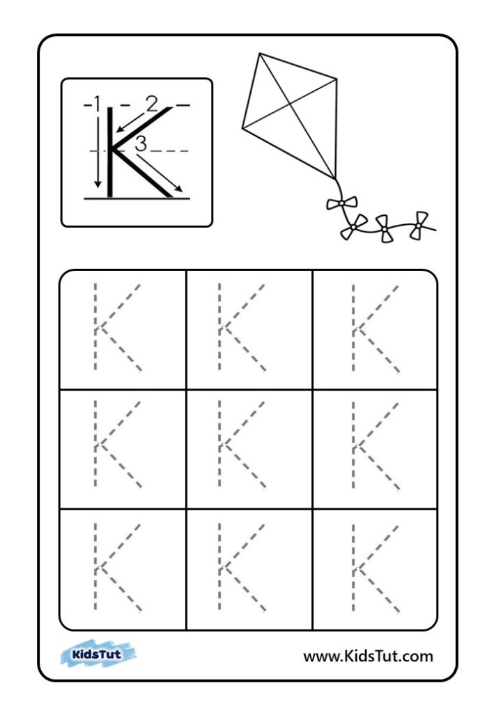 Letter Tracing Worksheets for kids