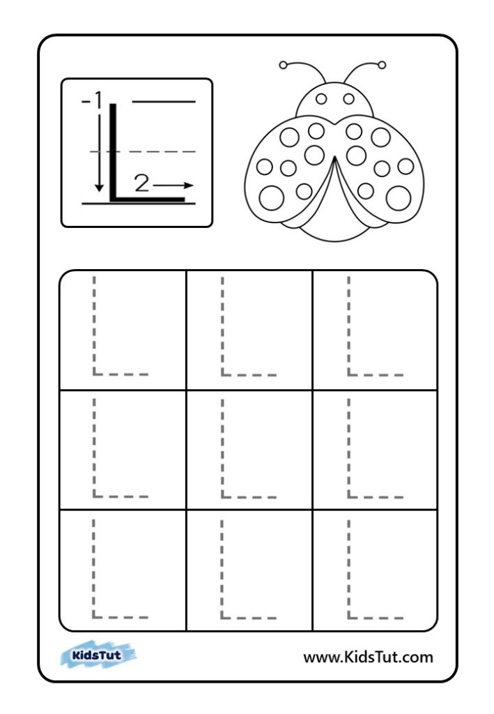 Letter Tracing Worksheets for kids