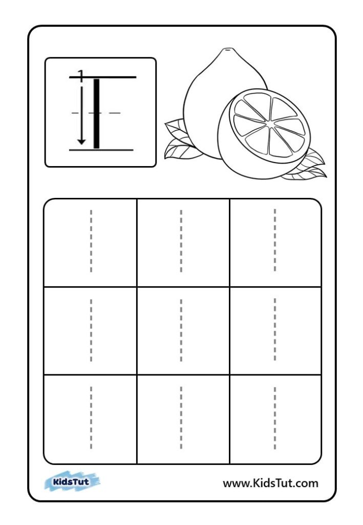 Letter tracing worksheets for kids