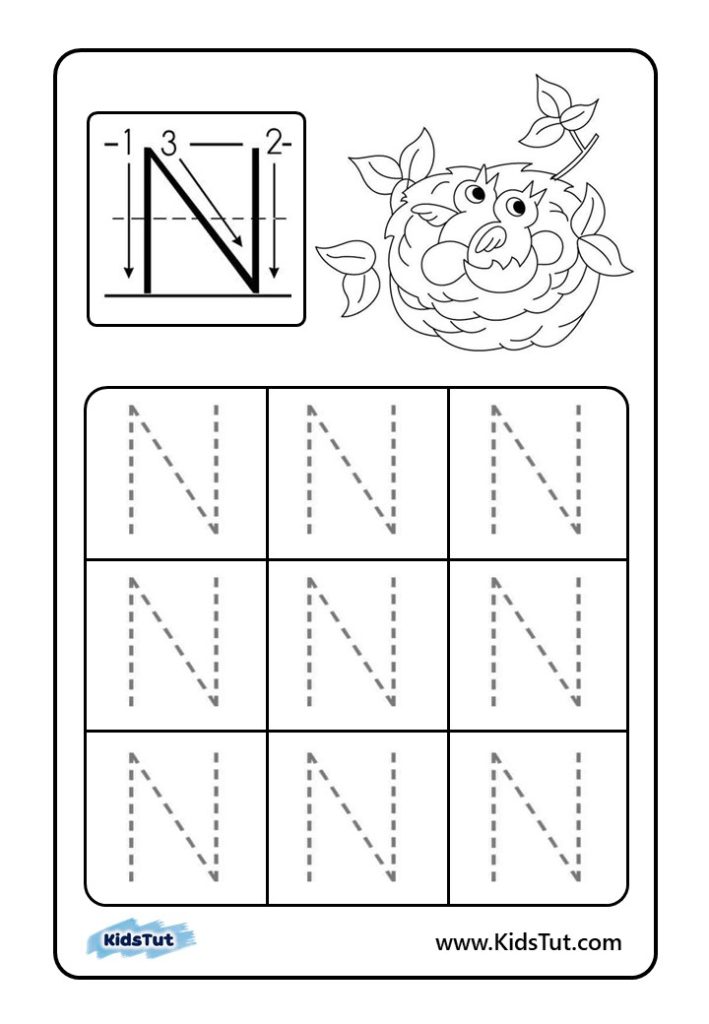 Letter Tracing Worksheets for kids