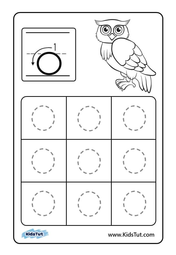 Letter tracing worksheets for kids