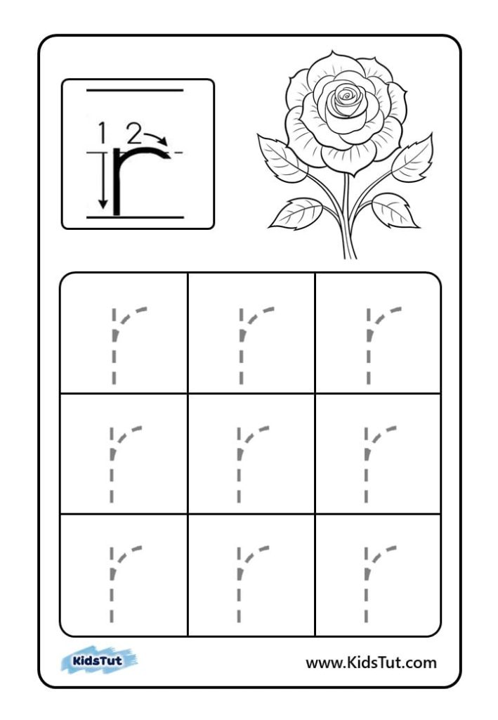 Letter tracing worksheets for kids