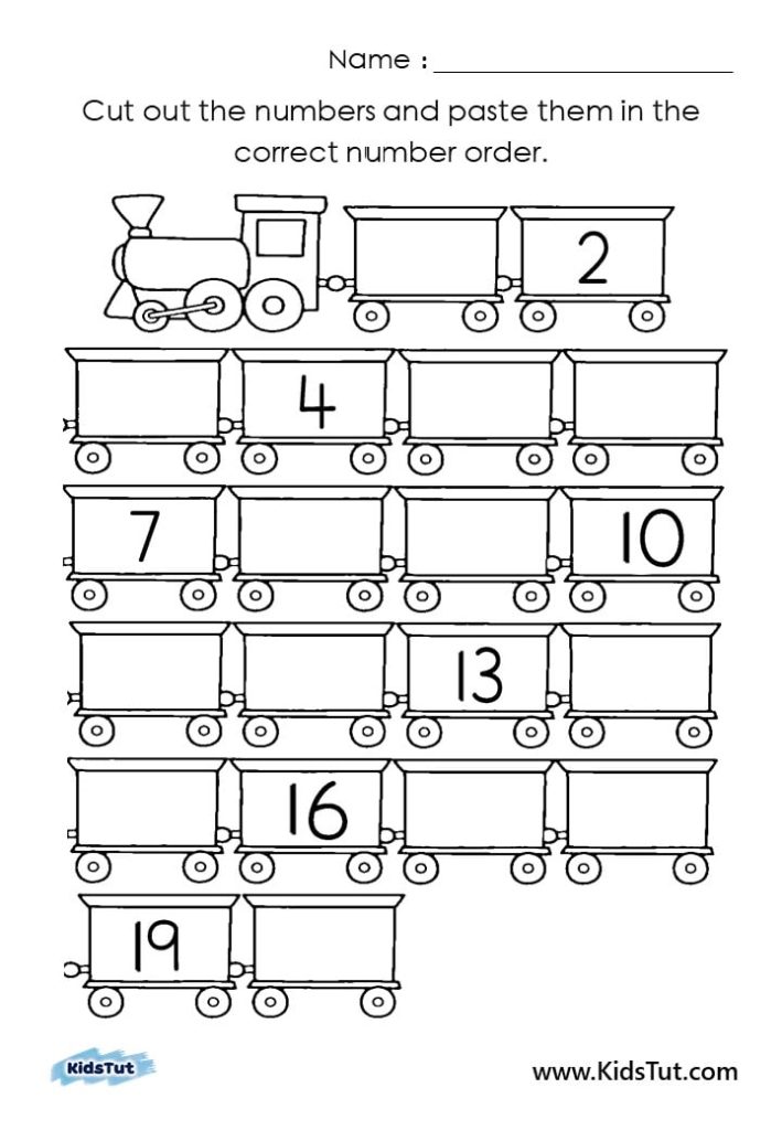 Missing Numbers worksheets