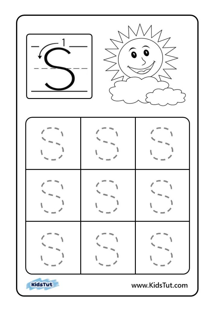 Letter Tracing Worksheets for kids