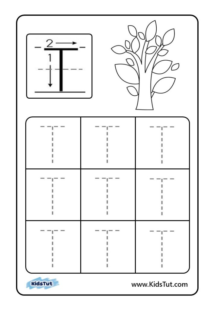 Letter Tracing Worksheets for kids