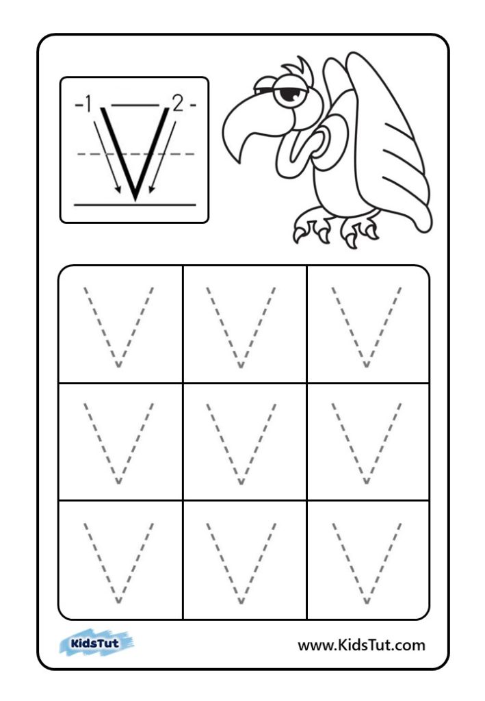 Letter Tracing Worksheets for kids