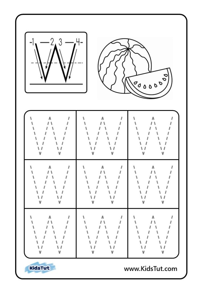 Letter Tracing Worksheets for kids