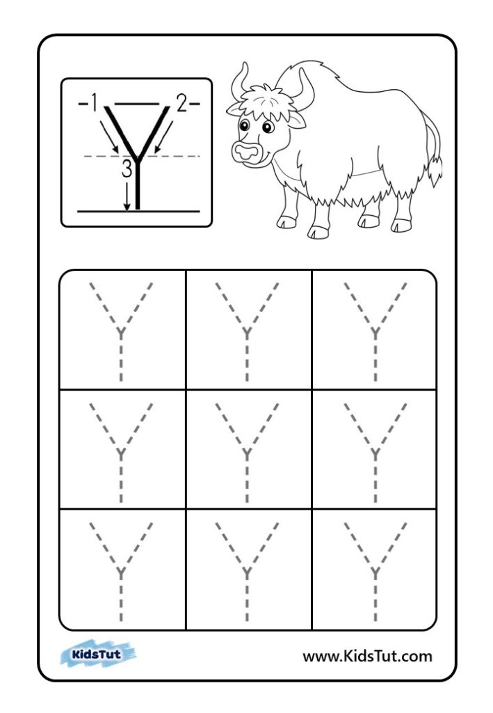 Letter Tracing Worksheets for kids