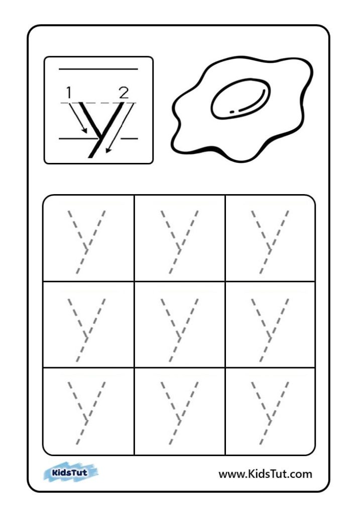 Letter tracing worksheets for kids