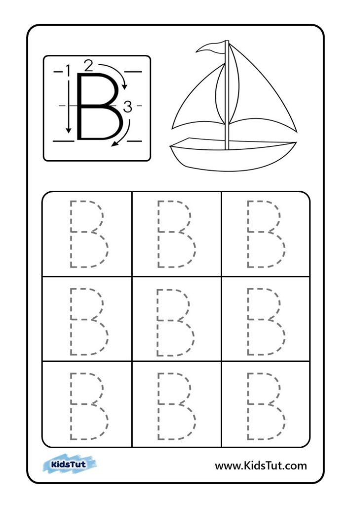 Letter Tracing Worksheets for kids