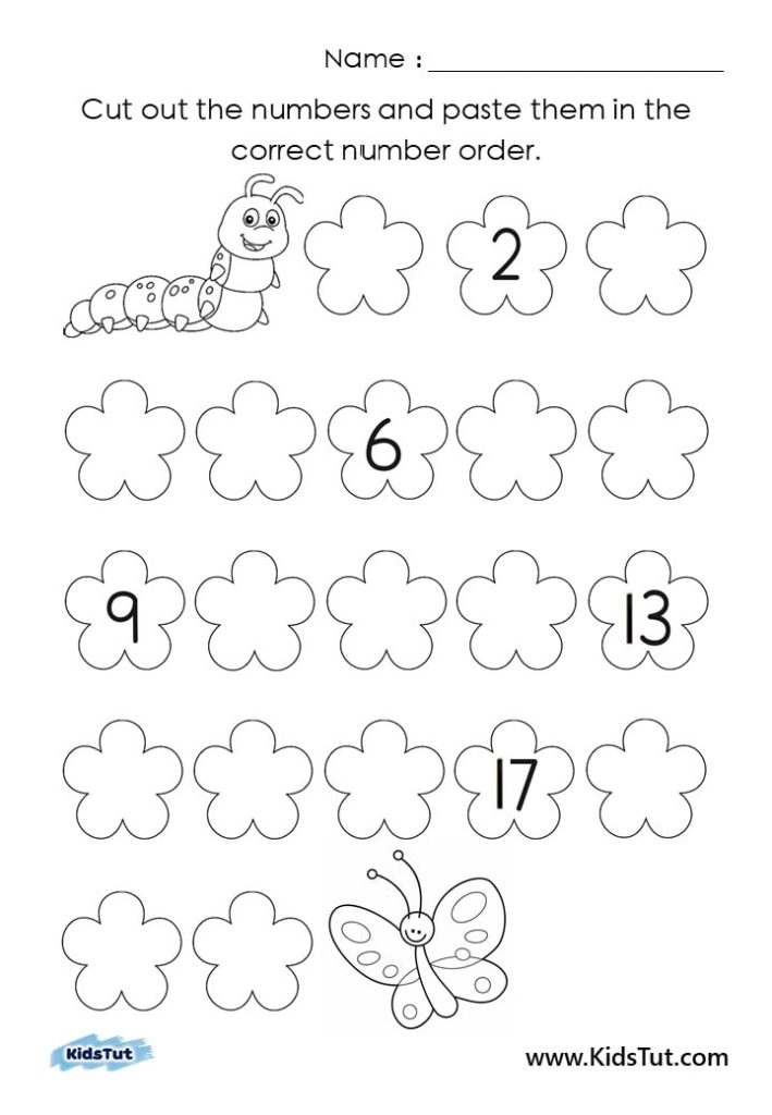 Missing Numbers worksheets