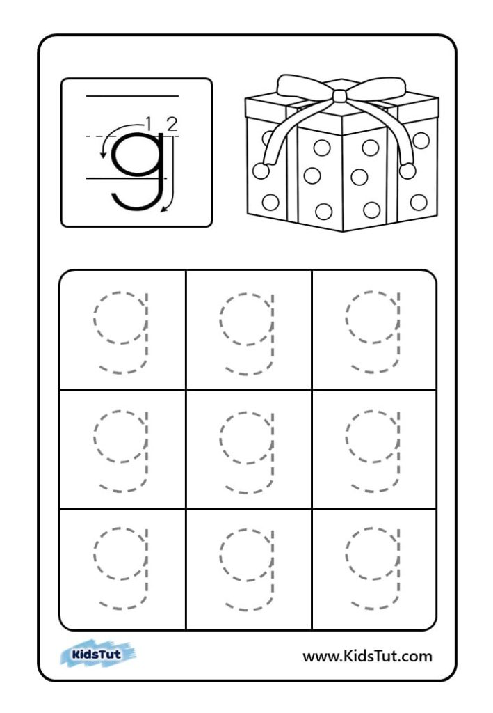 Letter tracing worksheets for kids