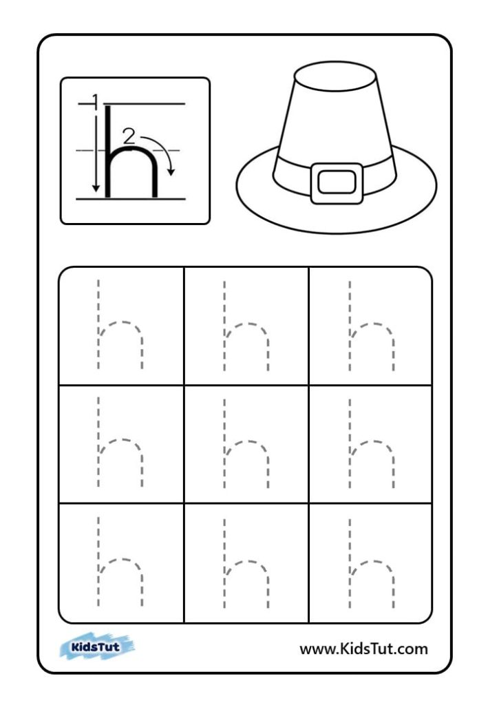 Letter tracing worksheets for kids