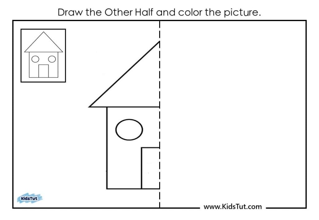 Symmetry drawing worksheets