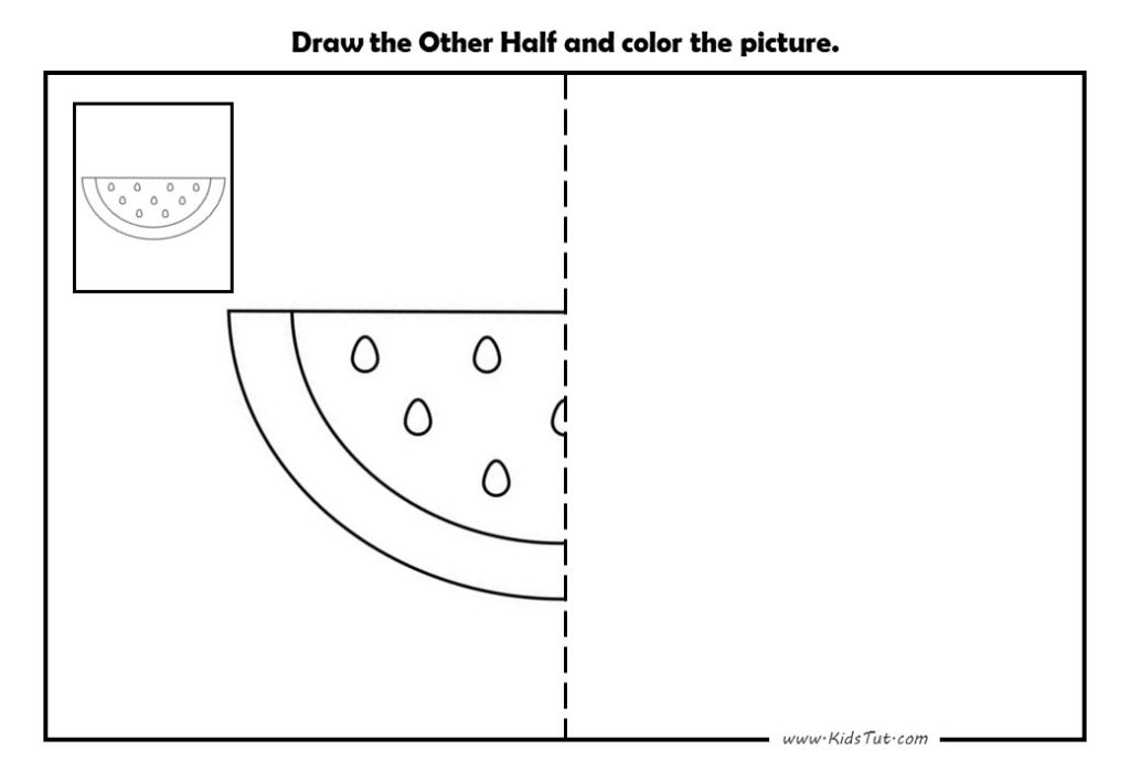 Free Symmetry drawing worksheets for kids - KidsTut