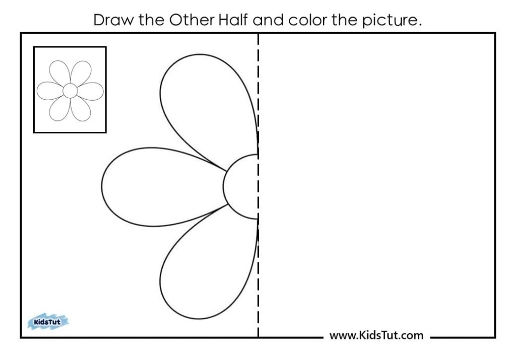 Symmetry drawing worksheets