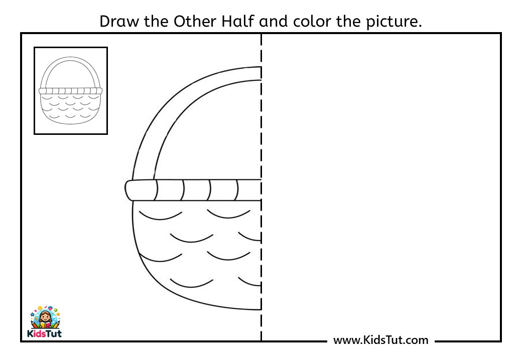 Free Symmetry drawing worksheets for kids - KidsTut