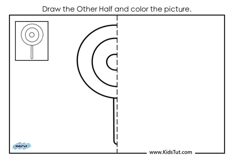 Free Symmetry drawing worksheets for kids - KidsTut