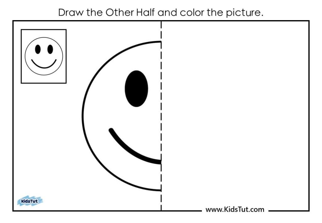 Symmetry drawing worksheets