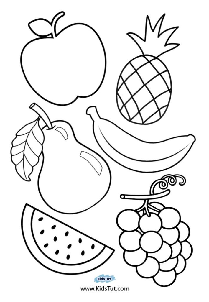 Easy Coloring Pages for Kids