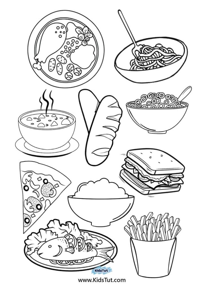 Easy Coloring Pages for Kids