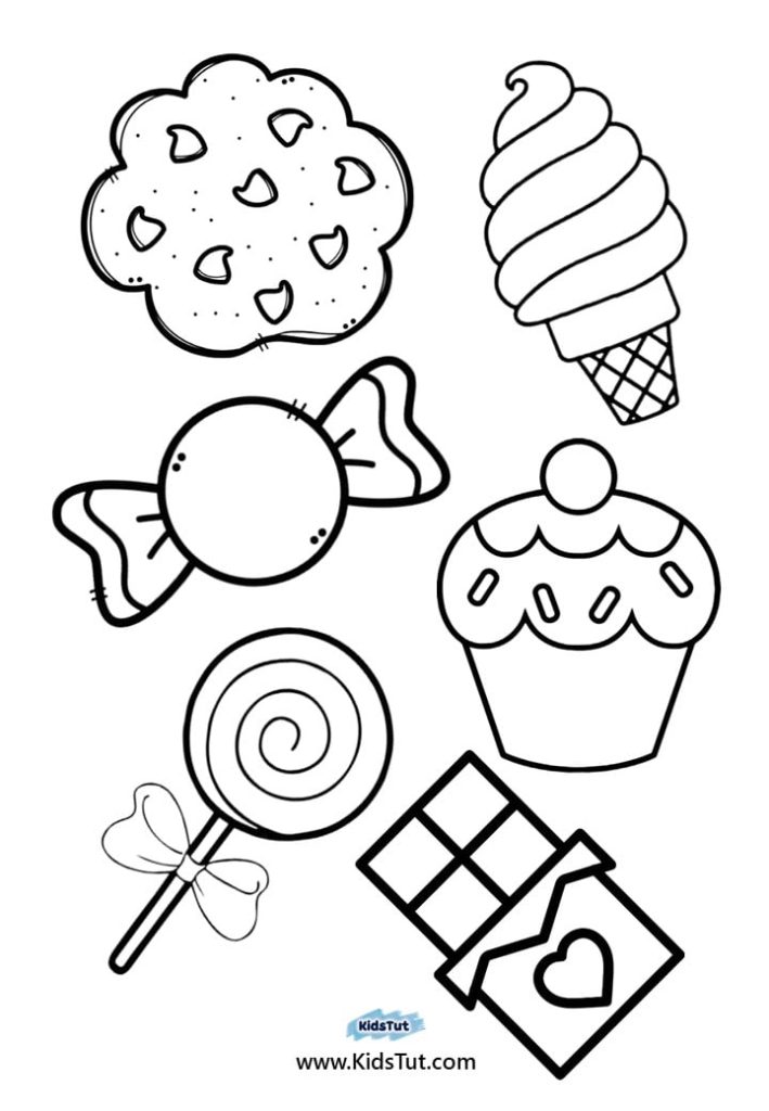 Easy Coloring Pages for Kids