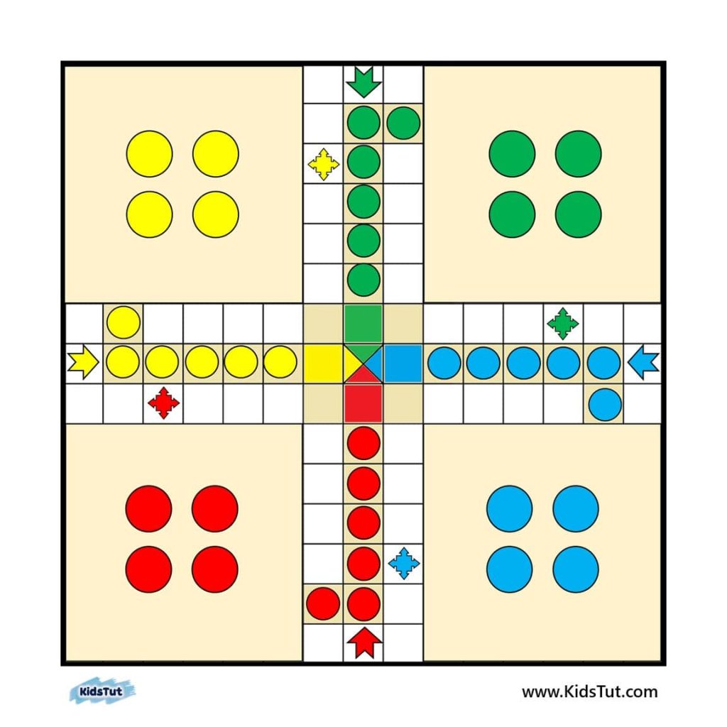 Ludo Game Board Templates & Instructions