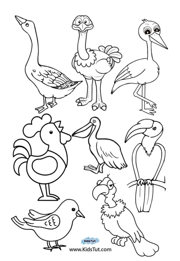 Easy Coloring Pages for Kids