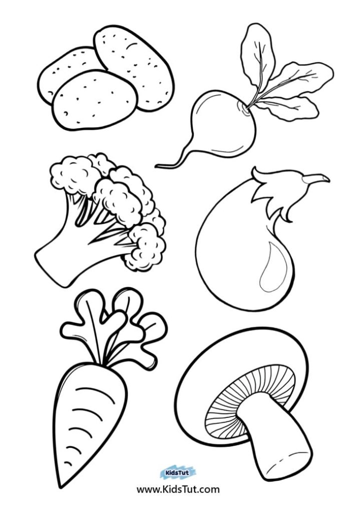 Easy Coloring Pages for Kids