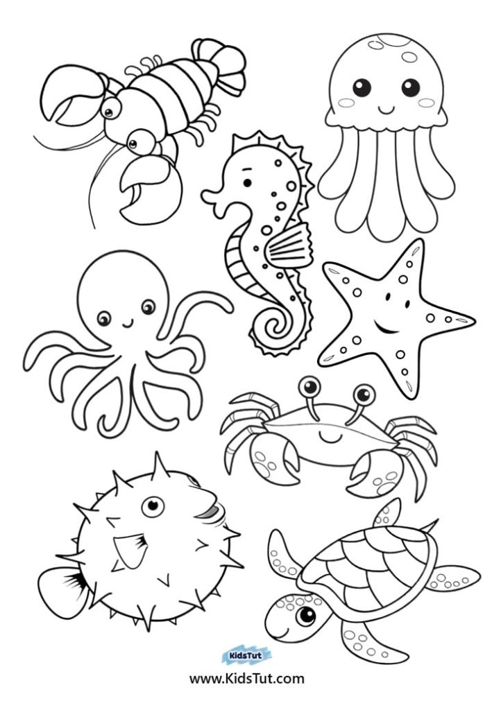 Easy Coloring Pages for Kids