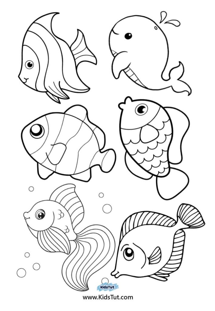 Easy Coloring Pages for Kids