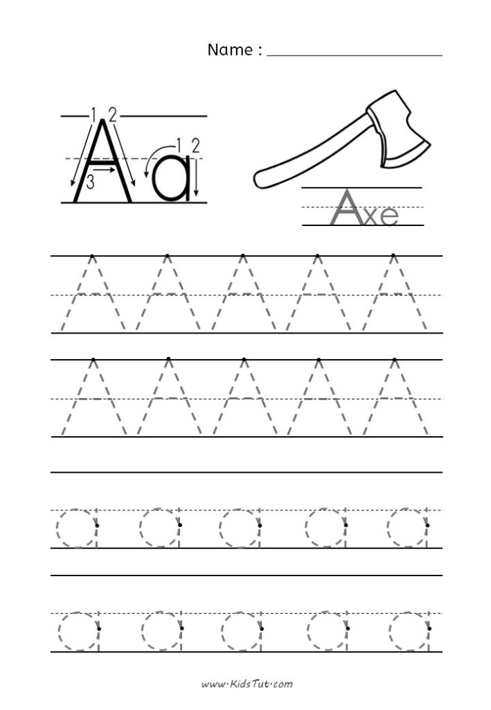 free Tracing Alphabet Worksheets for Kids - KidsTut