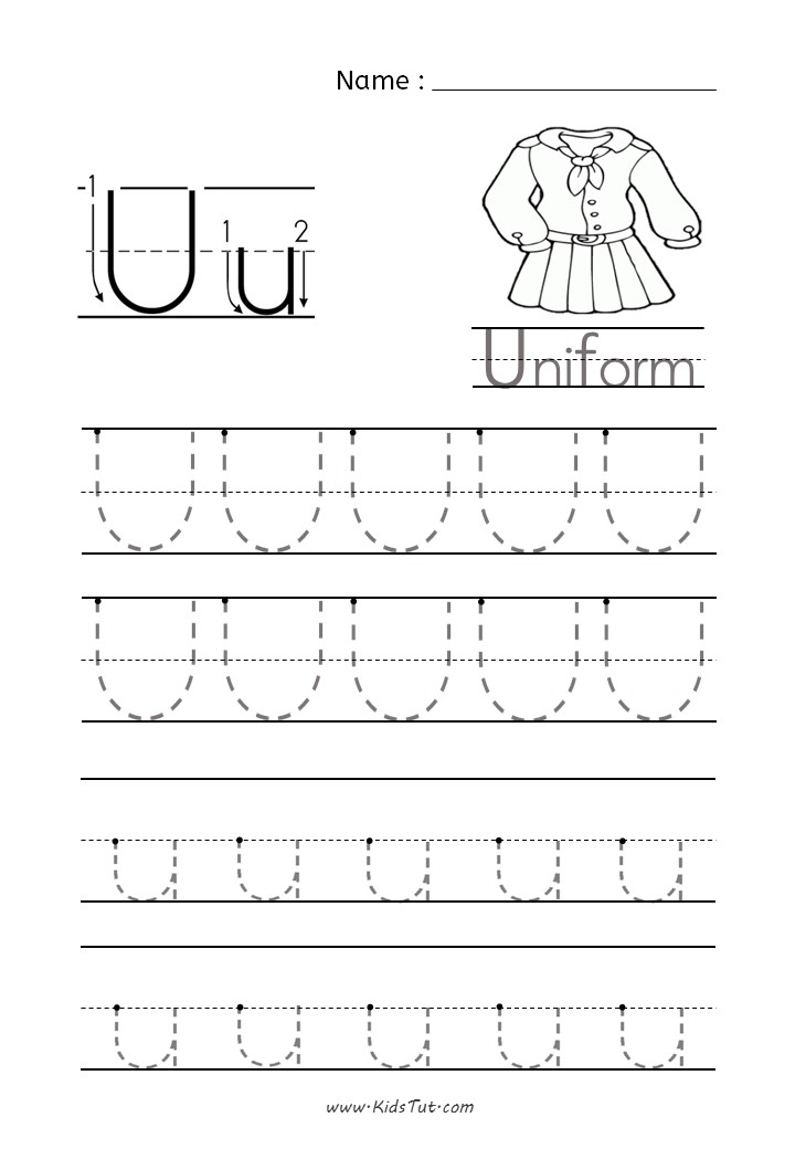 free Tracing Alphabet Worksheets for Kids - KidsTut