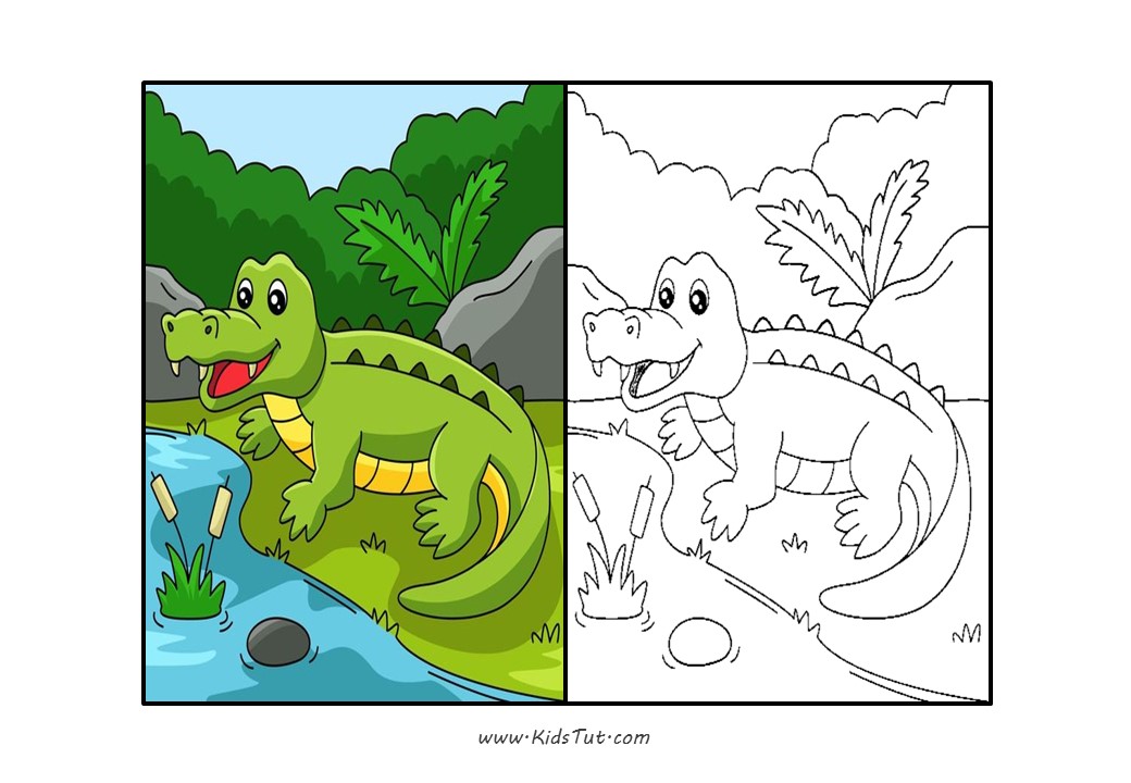 Free Printable Animals Coloring Pages for Kids - KidsTut
