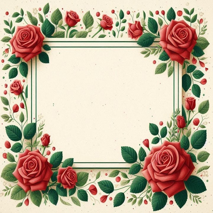 Free Adorable Floral Frames Arts for crafting