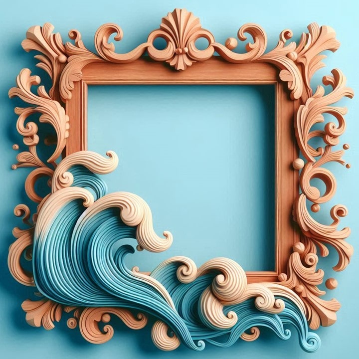 Decorative 3D Frames Arts