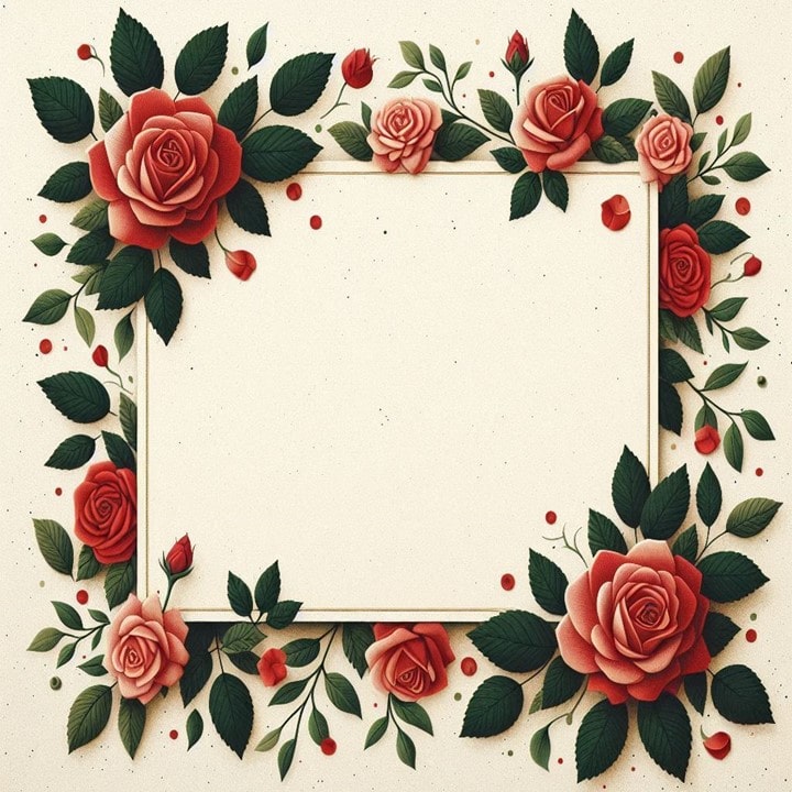 Free Adorable Floral Frames Arts for crafting