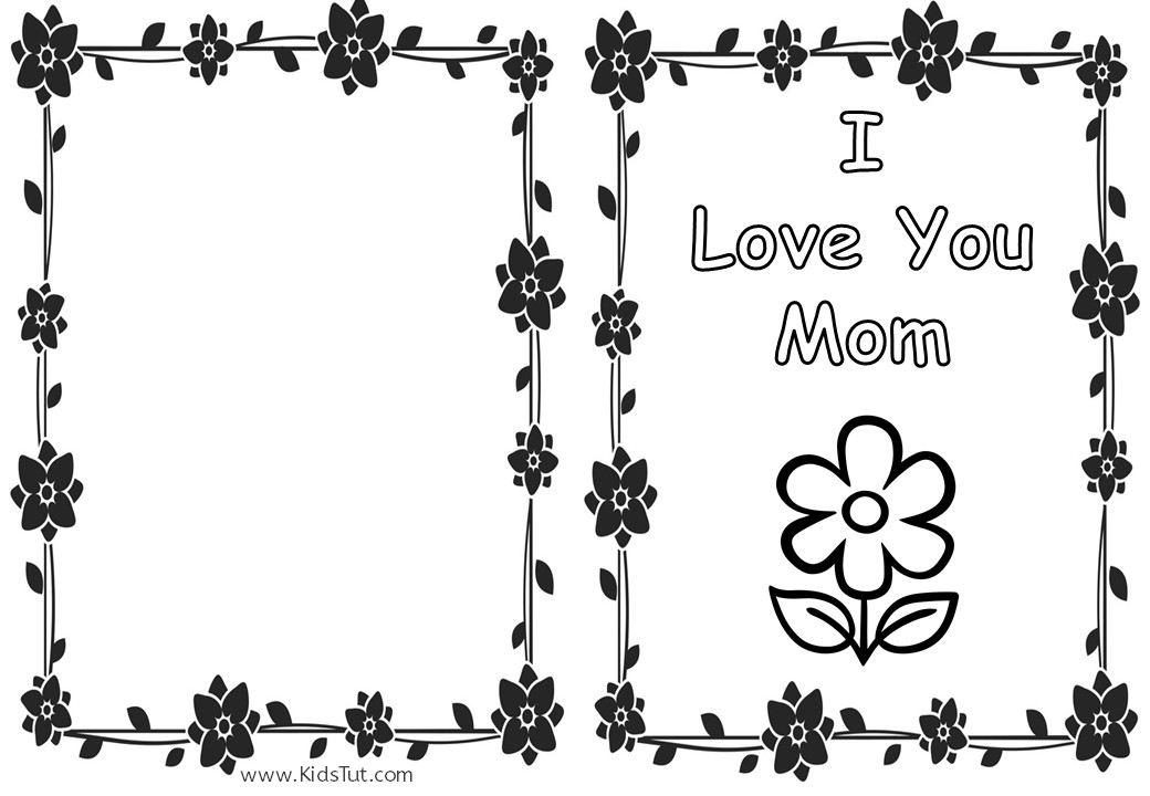 Free Printable Card Templates for Mother’s Day - KidsTut