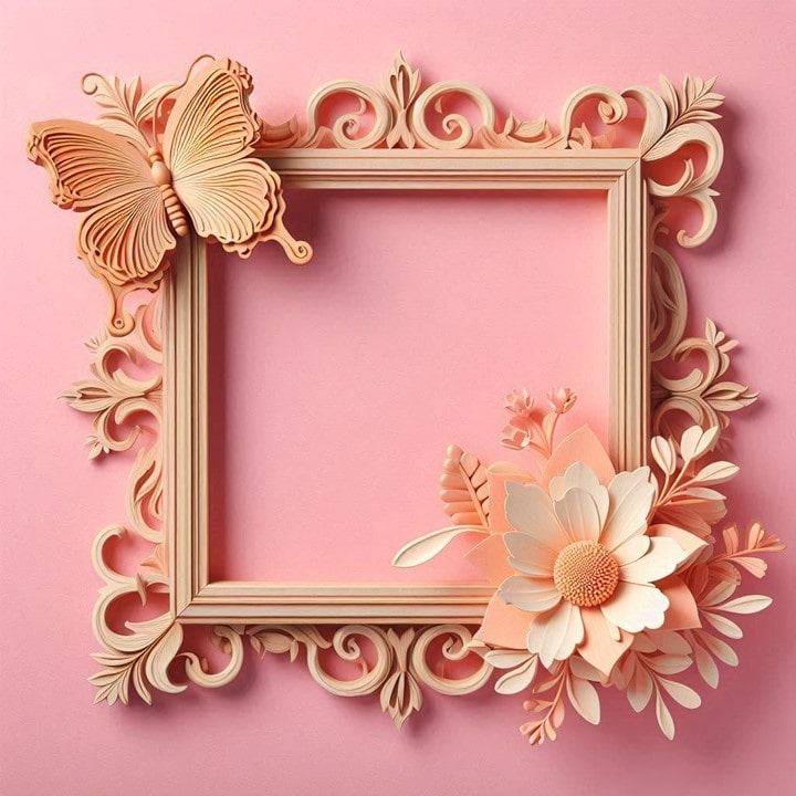 Decorative 3D Frames Arts