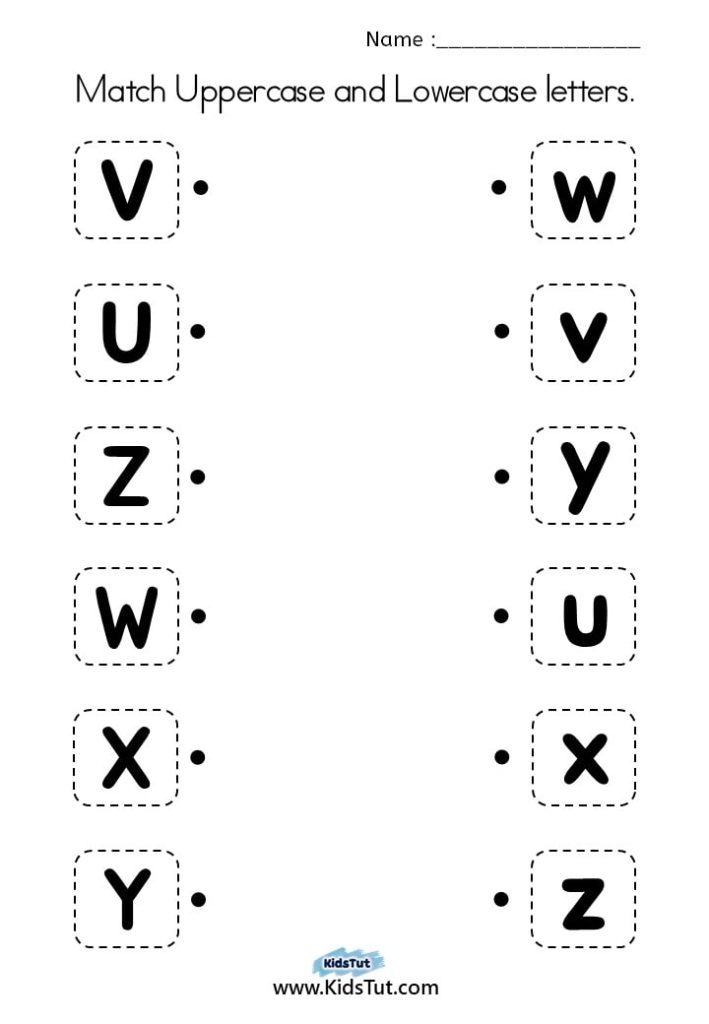 Match the Uppercase and Lowercase letters