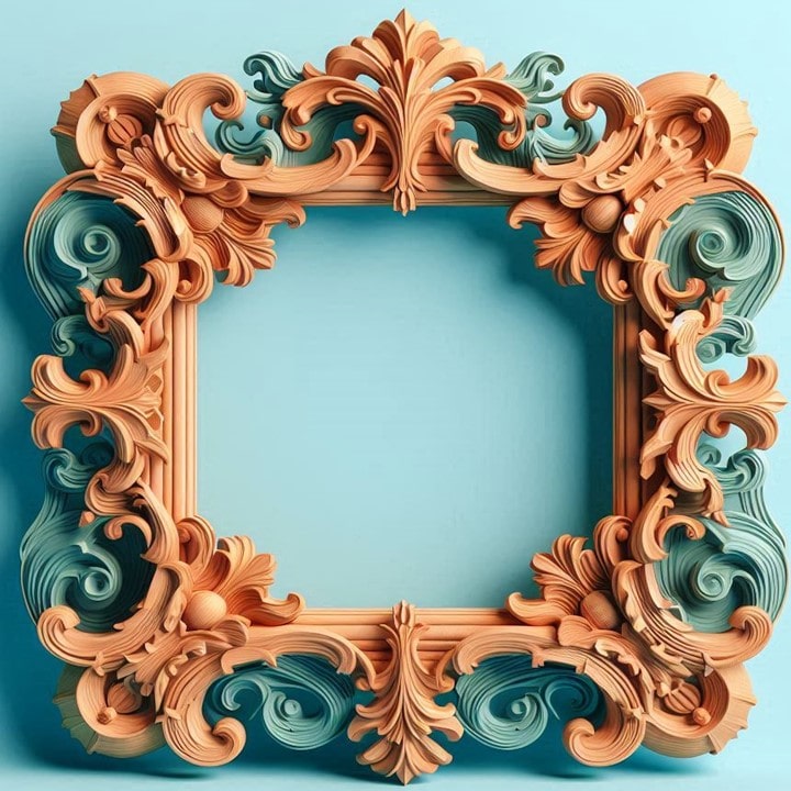 Decorative 3D Frames Arts